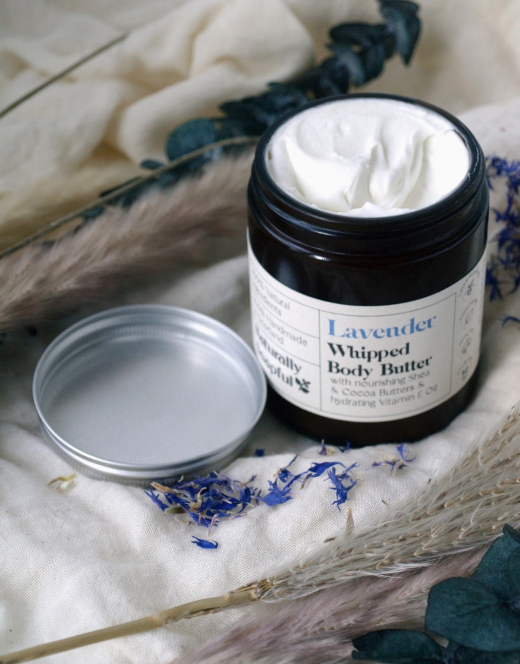 Lavender Whipped Body Butter, 100% Natural Ingredients