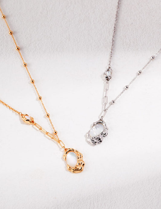 Lava Flow Seashell Necklace