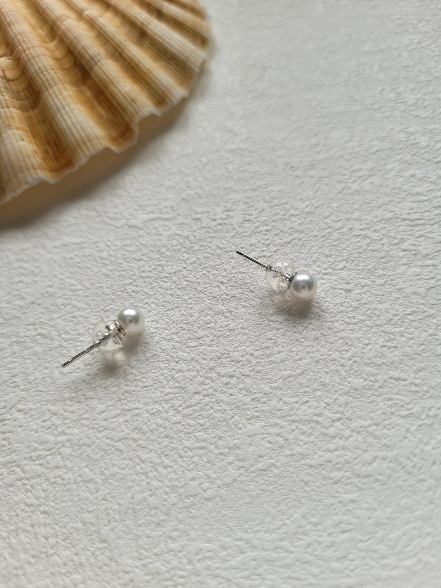 Mini Pearl Stud Earrings