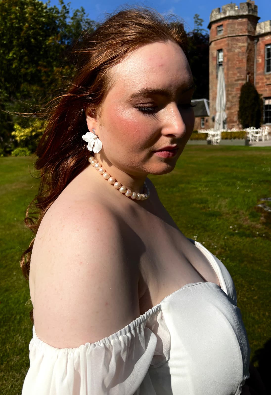 Pink Freshwater Pearl Chocker Necklace