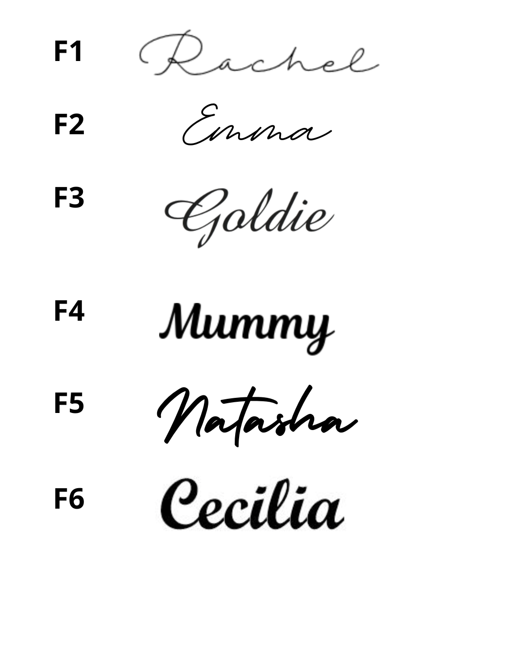 Customised Name Necklace