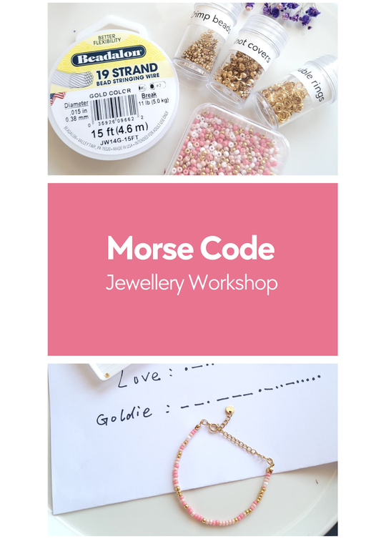 Morse Code Jewellery Workshop Aberdeen