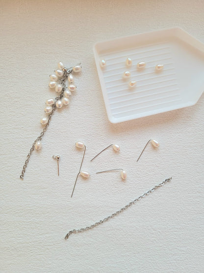 Exclusive Earring Workshop: Design with Freshwater Pearls & Semi-Precious Stones (2-3 Guests)