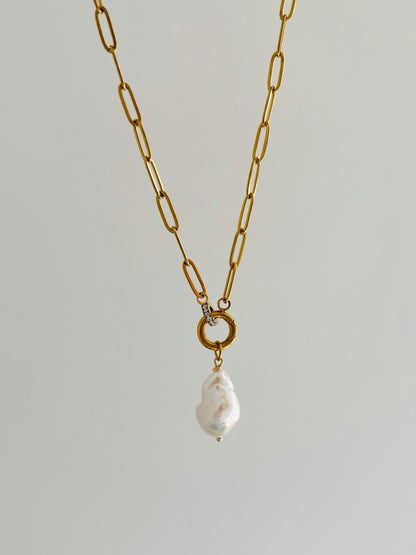 Baroque Pearl Charm – Freshwater Cultured Pearl Pendant Charm