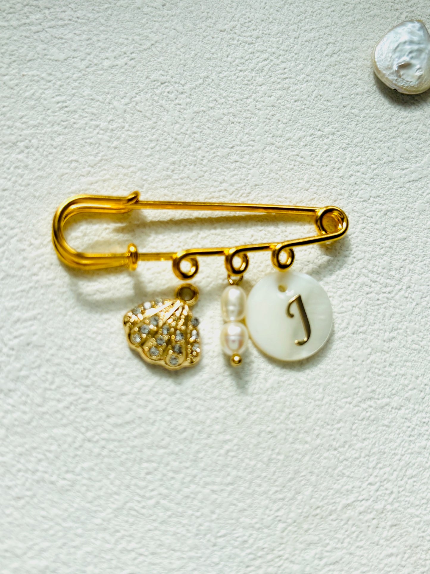 Personalized Charm Brooch