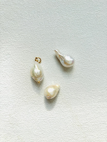 Baroque Pearl Charm – Freshwater Cultured Pearl Pendant Charm