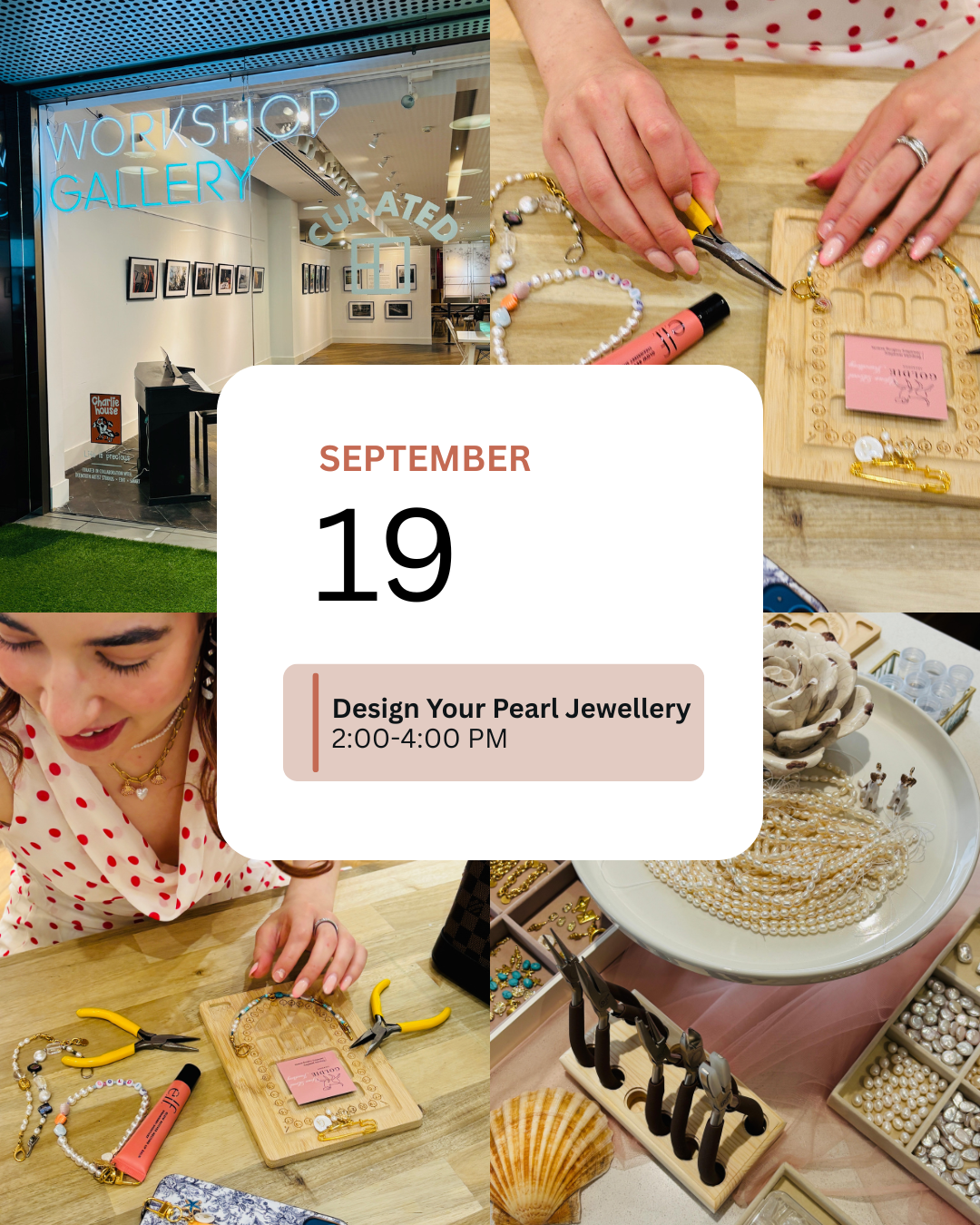 Pearl Jewellery Design Workshop in Aberdeen | Celebrate Self-Love Through Creativity