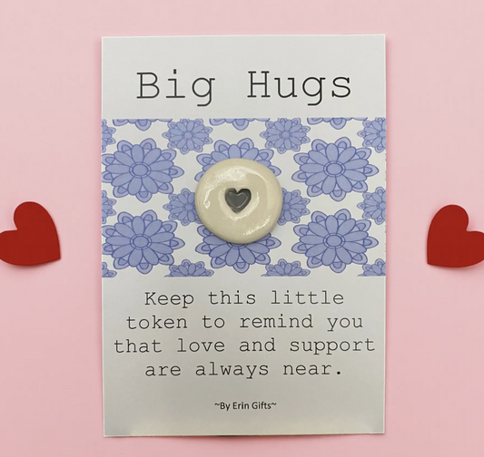 Big Hugs Ceramic Pocket Token Pocket Hug and Card