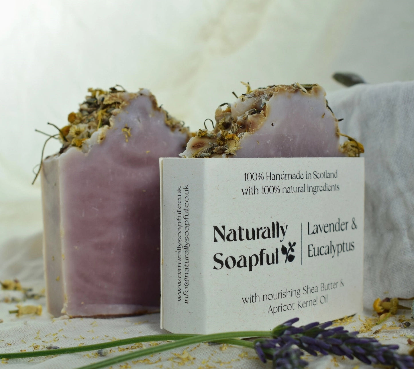 Lavender & Eucalyptus Soap Bar, Handmade Soap