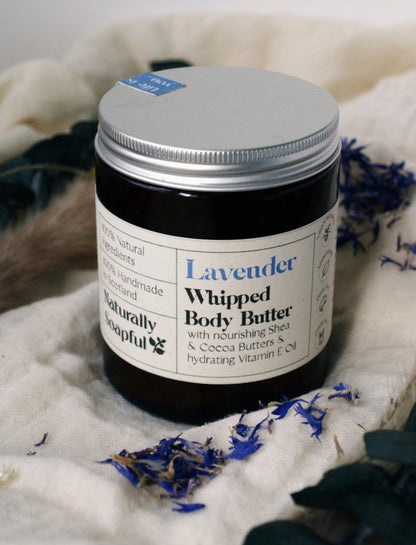 Lavender Whipped Body Butter, 100% Natural Ingredients