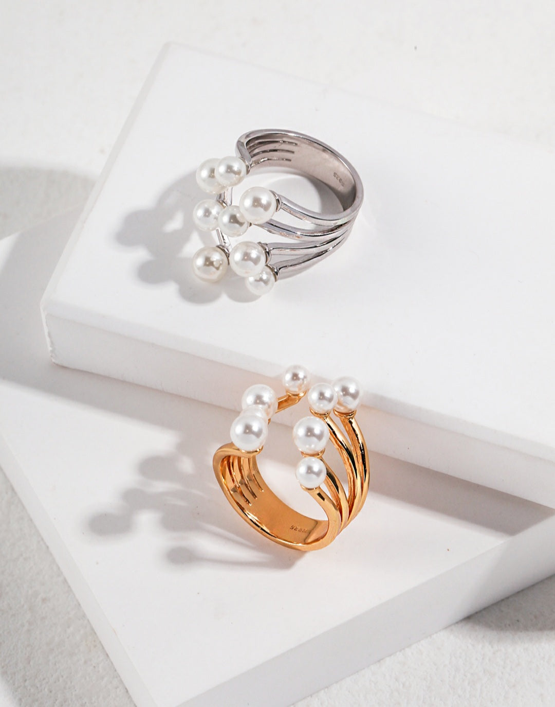 Blooming Pearl Ring (Gold)