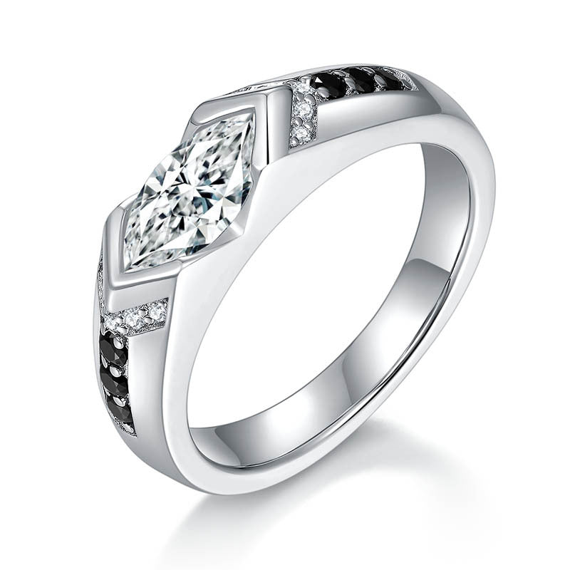 1.00CT Moissanite Wedding Ring