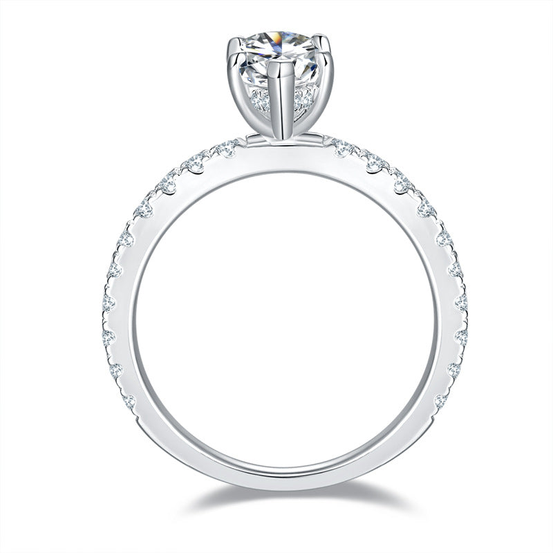 2.00CT Marquise Cut Moissanite Ring