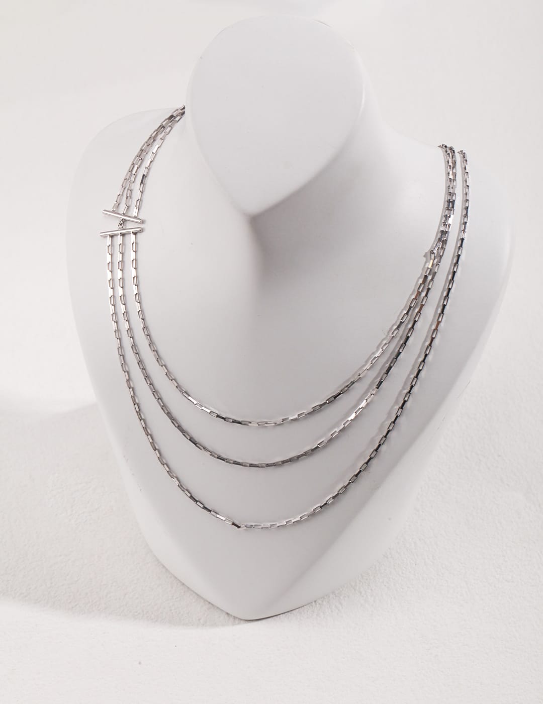 Layered Silver Necklace