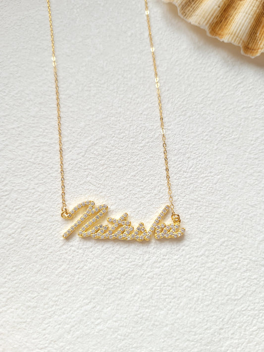 Sparkling Customised Name Necklace