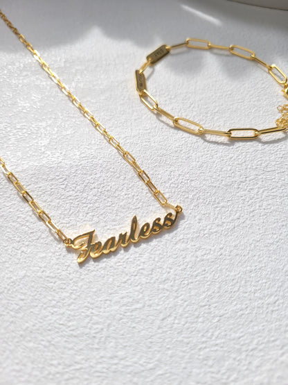 Personalised Engraved Charm Bracelet