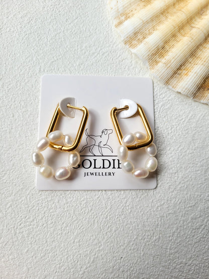 Spring Pearl Earrings