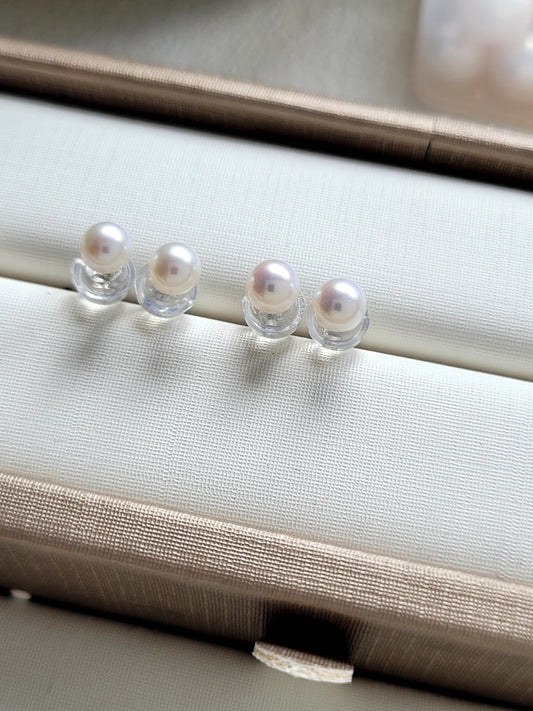 Mini Pearl Stud Earrings