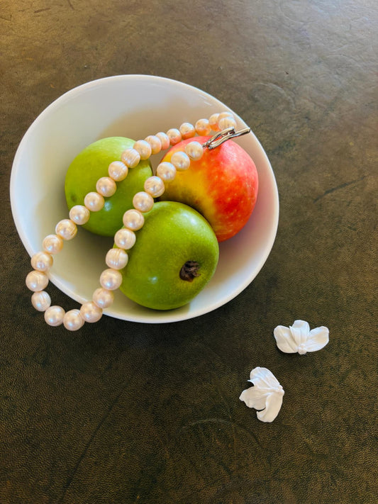 Pink Freshwater Pearl Chocker Necklace