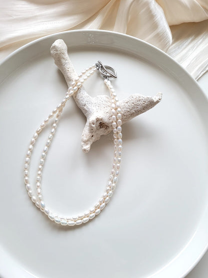Double Layer Freshwater Pearl Necklace