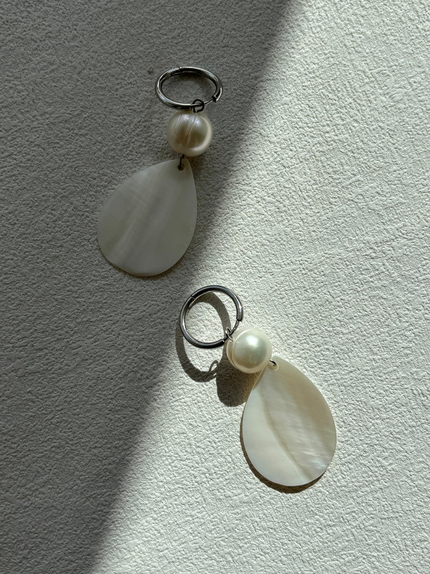 Teardrop Shell Earrings