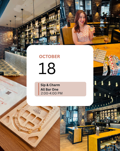 Sip & Charm at ALL BAR ONE | Wine & Jewellery Making Workshop