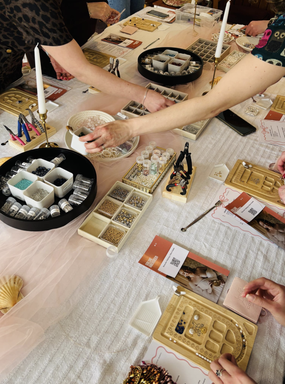 Jewellery making parties and events in aberdeen -goldie aberdeen