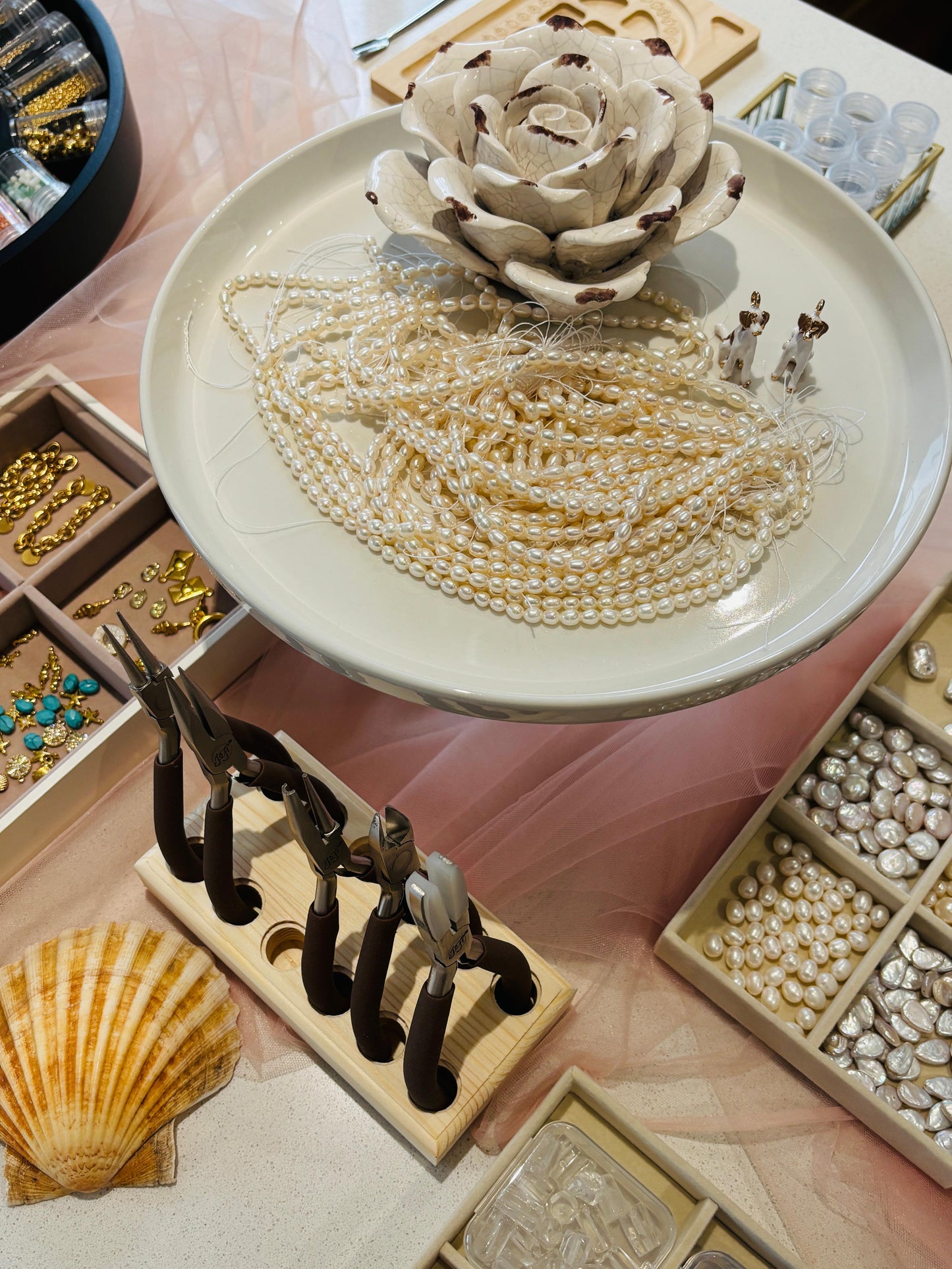 Bracelet Design Workshop Aberdeen: Pearls & Semi-Precious Stones