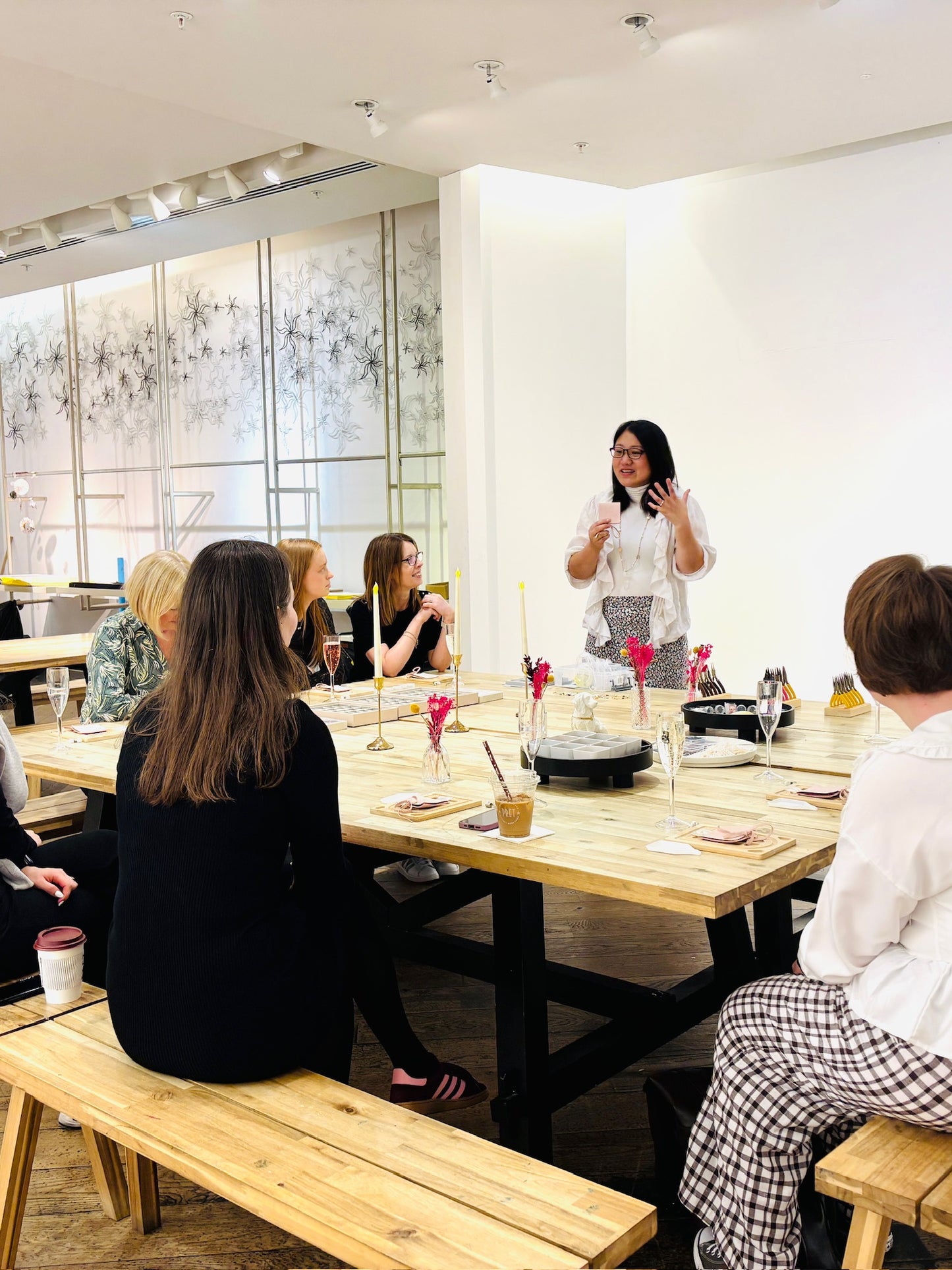 jewellery making at curated aberdeen -hosted by goldie aberdeen